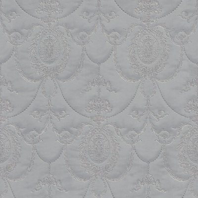 Rasch Trianon Contemporay damask Grey Wallpaper