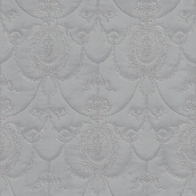 Rasch Trianon Contemporay damask Grey Wallpaper