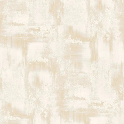 Rasch Vasari Solara Beige Plaster Textured Wallpaper Modern Heavyweight ...