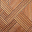 RASCH Wood Panelling Wallpaper Brown Graphic Textured Fleece Wall Covering