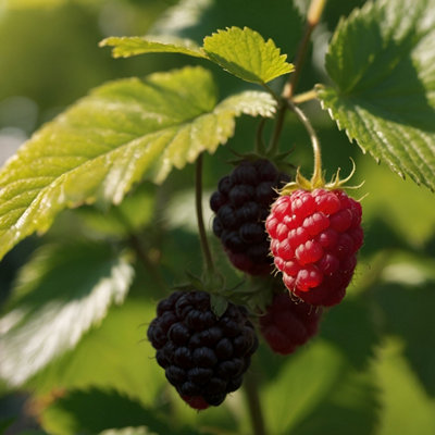 Raspberry plant - 2 pcs. - Rubus idaeus Malling Promise - H50-60cm ...