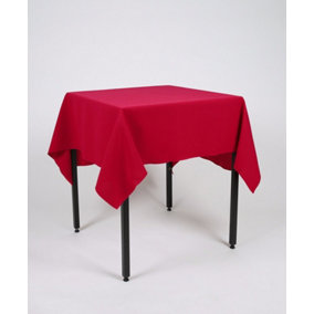 Raspberry Square Tablecloth 121cm x 121cm (48" x 48")