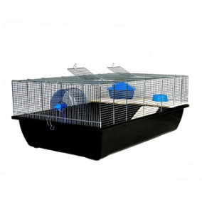 Rat and Hamster Cage with Shelf - Carlton Medium Black