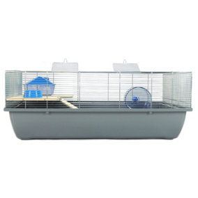 Rat and Hamster Cage with Shelf - Carlton Medium Grey