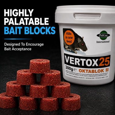 Rat Poisoning Blocks Mouse Bait Blocks Single Feed Rodent Killer Max ...