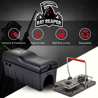 Rat Reaper Death Box Instant Kill Rat Trap 2 pack