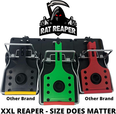 Rat Reaper XXL Professional Rat Trap For Extra Large Rats Extra Wide 8CM Snap Use Indoors & Outdoors 1 Pack