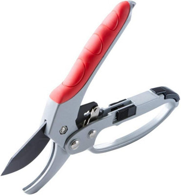 Ratchet Garden Pruning Shears Cutter Gardening Scissors Garden Hedge ...