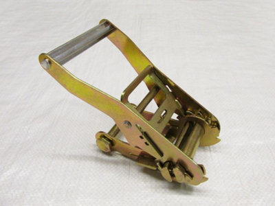 Ratchet Handle Long Wide 50MM (3T Yellow Passivated Replacement Lashing Tie Down Secure)