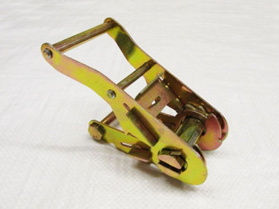 Ratchet Handle Short Wide 35MM (3T Yellow Passivated Replacement Lashing Tie Down Secure)