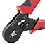 Ratchet square ferrule crimping pliers set 1201pcs 0.25-10mm², 30-5AWG