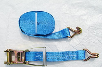 Ratchet Strap 5 Ton 50MM 12M x1 (Lashing Tie Down Claw J Hook Lorry Cargo)