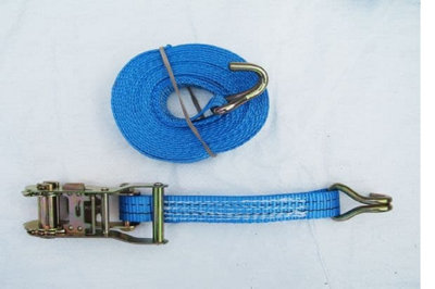 Ratchet Straps 35MM 6M 2T X1 (Tie Down Cargo Heavy Duty Truck Lorry Lashing Claw Hook)