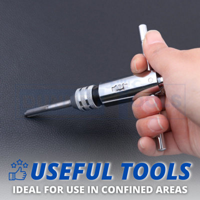 Ratchet Tap Wrench M5-M12 Thread Repair Tool Kit Tap set Bits Automotive