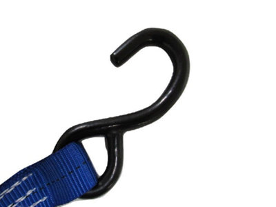 Ratchet Tie Down Straps 25MM 0.8T 5M X10 (Heavy Duty Cargo Lashing Ton S Hook 800KG) - 5