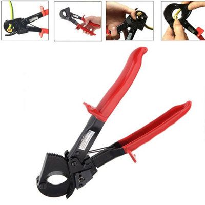 Ratcheting Cable Cutter Heavy Duty Ratchet Cable Cutting Electrical ...