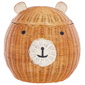 Rattan Bear Basket Natural HIMBA