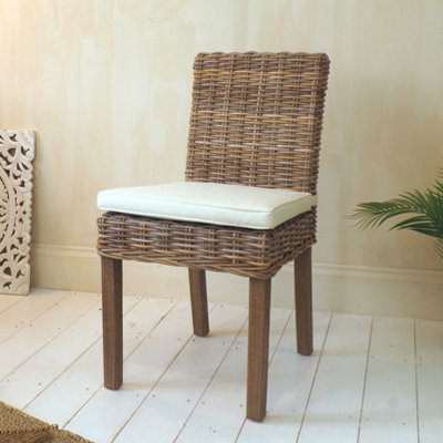 Rattan Dining Chair - Wicker Kitchen Chair