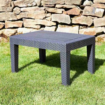 Stone patio coffee deals table