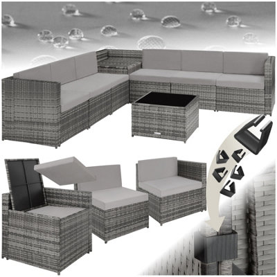 Rattan Furniture Garden Set Verona Polyrattan Lounge Garden