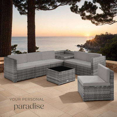 Rattan Furniture Garden Set Verona Polyrattan Lounge Garden