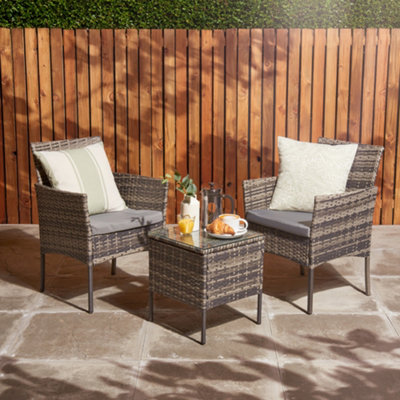 Rattan two best sale seater bistro set