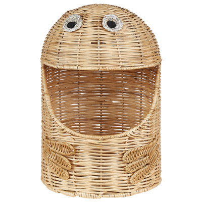 Rattan Kid's Storage Basket Light HORMUZ
