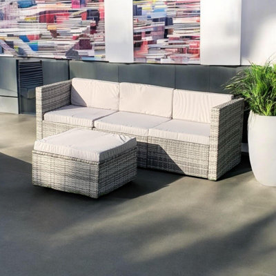 B&q store rattan sofa