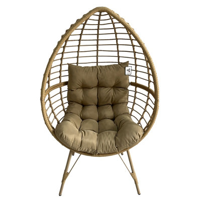 Metal frame papasan deals chair