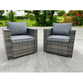 RATTAN WICKER GARDEN OUTDOOR TWO X2 SINGLE CHAIRS SEATER SOFA CONSERVATORY FURNITURE PATIO COFFEE TABLE STOOLS STORAGE  SET