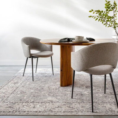 RAVEENA Becki Owens x Livabliss Vintage Traditional Oriental Boho Beige/Dark Brown Area Rug 200 x 275 cm