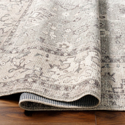 RAVEENA Becki Owens x Livabliss Vintage Traditional Oriental Boho Beige/Dark Brown Area Rug 200 x 275 cm