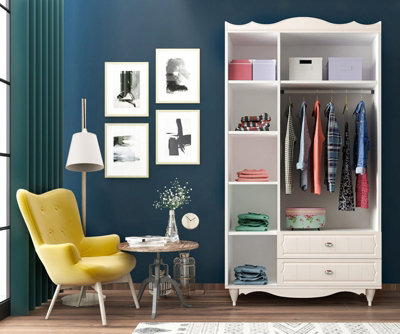 Home depot online white wardrobe