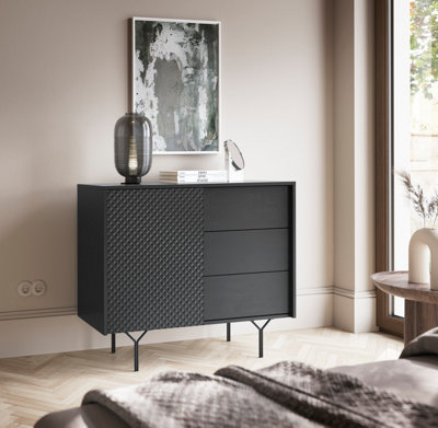 Raven Sideboard KSZ97 Black Graphite