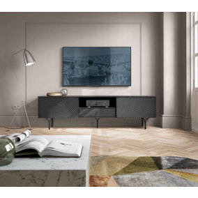 Raven TV Stand RTV180 Black Graphite