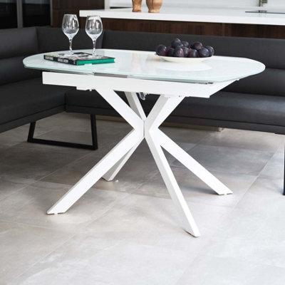 Ravenna Ceramic Motion Table White