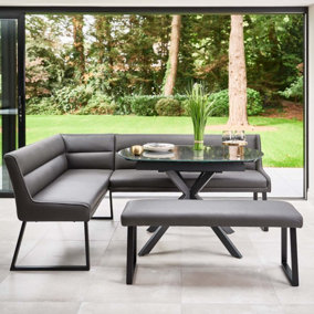 Ravenna Motion Table - Black  Paulo Benches - Anthracite - RHF