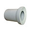 Rawiplast 150mm Long Toilet Waste Pan Connector Straight 110mm Soil Pipe White