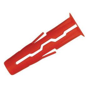 Rawlplug - Red UNO Plugs 6 x 28mm (Pack 1000)
