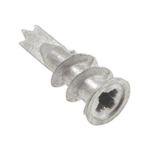 Rawlplug Self Drill Fixing For Plasterboard With Screws (Pack Of 25) Silver (One Size)