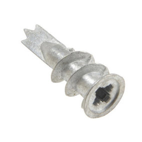 Rawlplug Self Drill Fixing For Plasterboard With Screws (Pack Of 50) Silver (One Size)