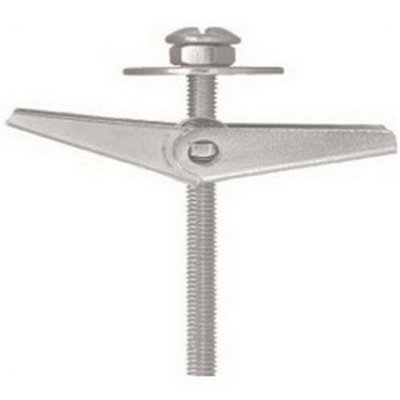 Rawlplug Spring Toggle (Pack of 6) Silver (One Size)