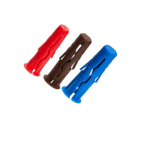Rawlplug Universal Plug (Pack Of 272) Red/Blue/Brown (One Size)