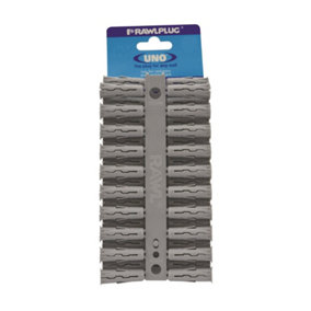 Rawlplug Universal Plug (Pack Of 80) Grey (10 x 36mm)