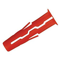 Rawlplug Universal Wall Plug (Pack of 1000) Red (One Size)