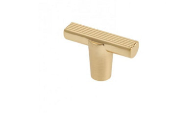 RAY - cabinet door knob - brushed gold