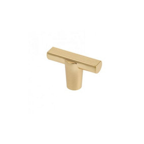 RAY - cabinet door knob - brushed gold