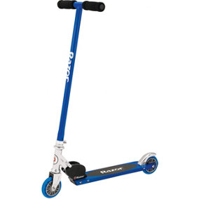 Razor S Sport Folding Childrens Scooter with Rear Fender Brake - Blue - 6+ years