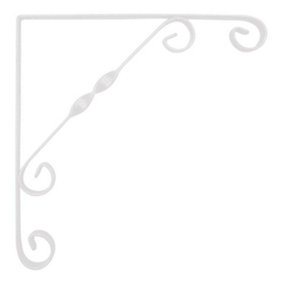 Rbuk Hanging Bracket White (10cm x 10cm)