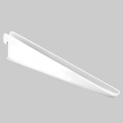 RBUK Twin Slot Brackets 170mm White, Pack of 10